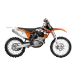 KTM 250 SX-F EU 2012 MX Bike Manuel utilisateur