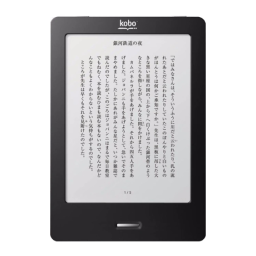 Kobo eReader Manuel utilisateur | Fixfr