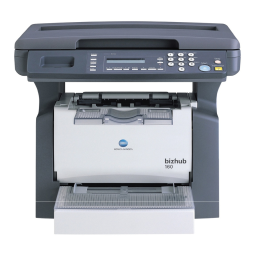 Konica Minolta BIZHUB 160F Manuel utilisateur | Fixfr