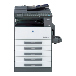 Konica Minolta BIZHUB 163 Manuel utilisateur | Fixfr