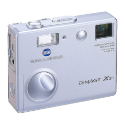 Konica Minolta Dimage X21 Manuel utilisateur | Fixfr