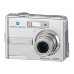 Konica Minolta DIMAGE E500 Manuel utilisateur