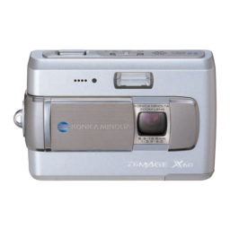 Konica Minolta DiMAGE X60 : Mode d'emploi + Chat IA | Fixfr