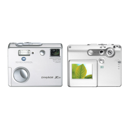 Konica Minolta DiMAGE X31 : Mode d'emploi | AI Chat | Fixfr