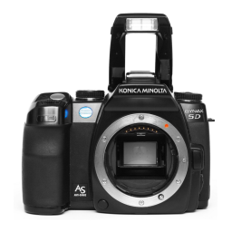 Konica Minolta DYNAX 5D Manuel utilisateur | Fixfr