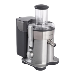 Kenwood JE850 Centrifugeuse EXCEL Manuel utilisateur | Fixfr