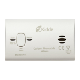 Kidde 7CO Manuel utilisateur | Fixfr