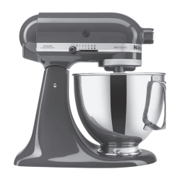 KITCHENAID 5KSM125 Robots pâtissiers | AI Chat & PDF | Fixfr
