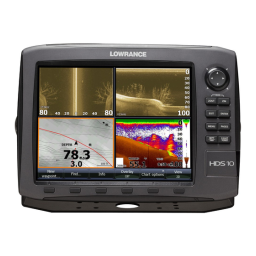 Lowrance HDS-8, HDS-10 : Guide de démarrage rapide + Chat IA | Fixfr