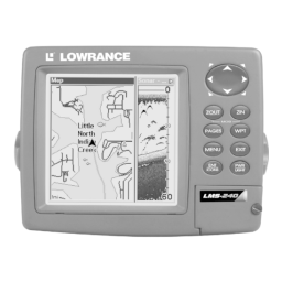 Lowrance GlobalMap 2400 Manuel du propriétaire | Fixfr