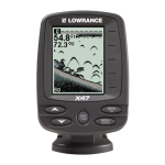 Lowrance X47EX Manuel utilisateur