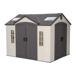 Lifetime 60001 10 Ft. x 8 Ft. Outdoor Storage Shed Manuel du propri&eacute;taire