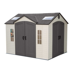 Lifetime 60001 10 Ft. x 8 Ft. Outdoor Storage Shed Manuel du propriétaire | Fixfr