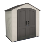 Lifetime 60057 7 Ft. x 4.5 Ft. Outdoor Storage Shed Manuel du propri&eacute;taire