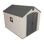 Lifetime 6405 8 ft. x 10 ft. Outdoor Storage Shed Manuel du propri&eacute;taire