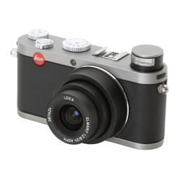 Leica X1 Manuel utilisateur | Fixfr