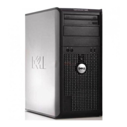 Dell OptiPlex GX620 desktop Manuel utilisateur | Fixfr