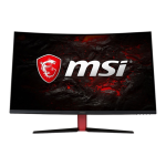 MSI Optix AG32C monitor Manuel utilisateur