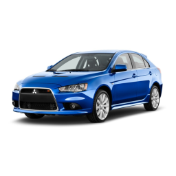 Mitsubishi Lancer Manuel utilisateur | Fixfr