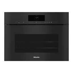 Miele DGC 7840 HCX Pro Four vapeur combiné compact sans poignée Cuisson vapeur Manuel utilisateur | Fixfr