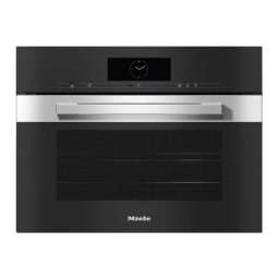Four vapeur combiné Miele : Mode d'emploi + Chat IA | Fixfr