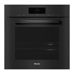 Miele DGC 7860 HC Pro Four vapeur combiné Cuisson vapeur Manuel utilisateur | Fixfr
