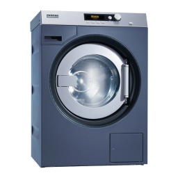 Miele PW 6080 Vario Washing machine Manuel utilisateur | Fixfr