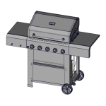Megamaster 720-0982CR grill Manuel utilisateur