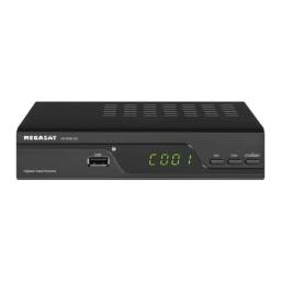 Megasat HD 5000 DC Manuel utilisateur | Fixfr