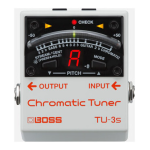 Boss TU-3S Chromatic Tuner Manuel du propri&eacute;taire