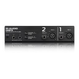 M-Audio DMP3 Manuel utilisateur | Fixfr