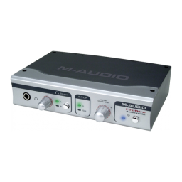 M-Audio Firewire Audiophile Manuel utilisateur | Fixfr