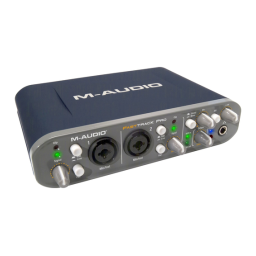 M-Audio Fast Track Pro: Guide de l'utilisateur + IA | Fixfr