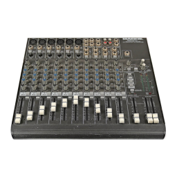 Mackie 1402-VLZ PRO Mode d'emploi + Chat IA | Fixfr