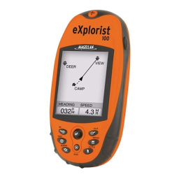 Magellan eXplorist 100 Manuel utilisateur | Fixfr