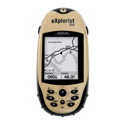 Magellan eXplorist 210 Manuel utilisateur | Fixfr