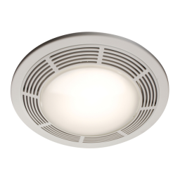NuTone 8663RP White 100 CFM Bathroom Exhaust Fan spécification | Fixfr