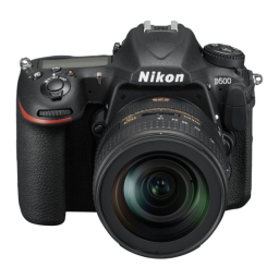 Nikon D500 Manuel utilisateur | Fixfr