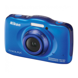 Nikon COOLPIX W100 Manuel utilisateur | Fixfr