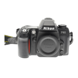 Nikon F80D Manuel utilisateur | Fixfr