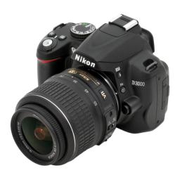 Nikon D3000 Manuel utilisateur | Fixfr