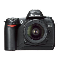 Nikon D70S Manuel utilisateur | Fixfr