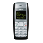 Nokia 1110 Manuel du propri&eacute;taire