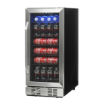 NewAir NBC096BS00 15&rdquo; Built-in 96 Can Beverage Fridge in Black Stainless Steel  Manuel utilisateur