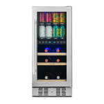 NewAir NWB057SS00 15&rdquo; Premium Built-in Dual Zone 9 Bottle and 48 Can Wine and Beverage Fridge  Manuel utilisateur