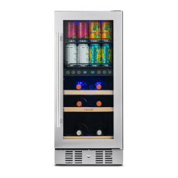 NewAir NWB057SS00 15” Premium Built-in Dual Zone 9 Bottle and 48 Can Wine and Beverage Fridge  Manuel utilisateur | Fixfr