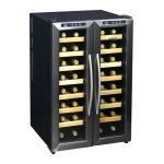 NewAir AW-321ED 32-Bottle Stainless Steel Dual Zone Wine Cooler  Manuel utilisateur