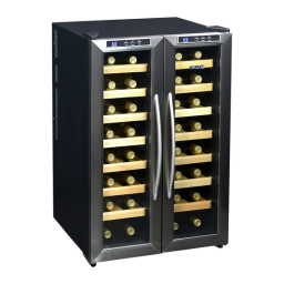 NewAir AW-321ED 32-Bottle Stainless Steel Dual Zone Wine Cooler  Manuel utilisateur | Fixfr