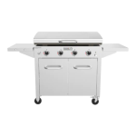 Nexgrill 720-0786A 4-Burner Propane Gas Grill in Stainless Steel with Griddle Top Manuel utilisateur