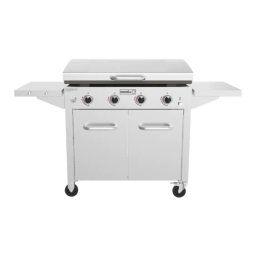 Nexgrill 720-0786A 4-Burner Propane Gas Grill in Stainless Steel with Griddle Top Manuel utilisateur | Fixfr